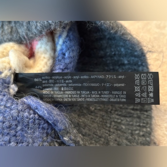 Zara - Oversized Knit Sweater Top, Multi-color - Picture 5 of 5